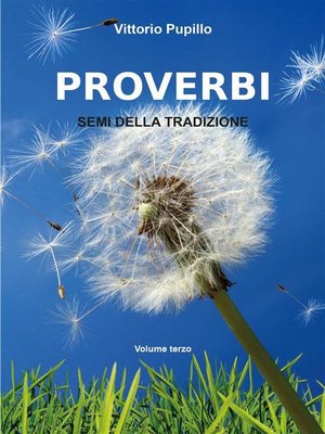 cover image of Proverbi. Semi della tradizione